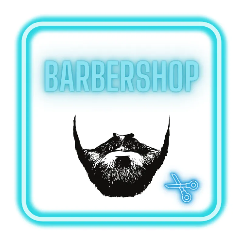 Trasforma la tua barberia con un'insegna LED che cattura l’attenzione