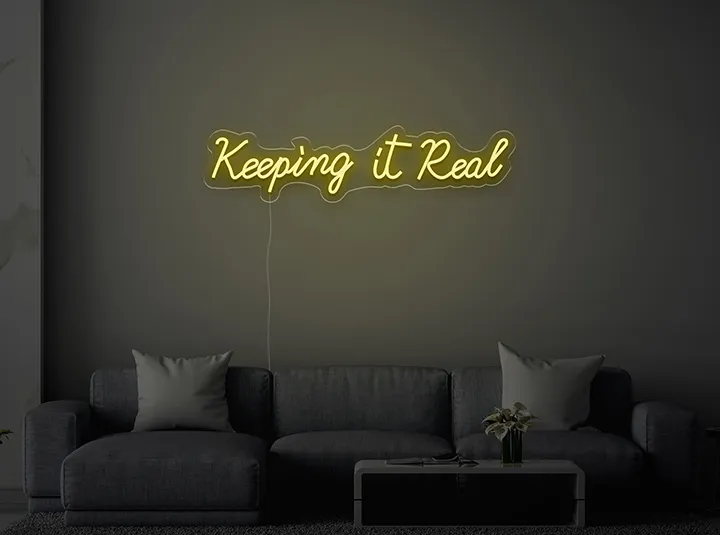 Keeping It Real - Insegne al neon a LED