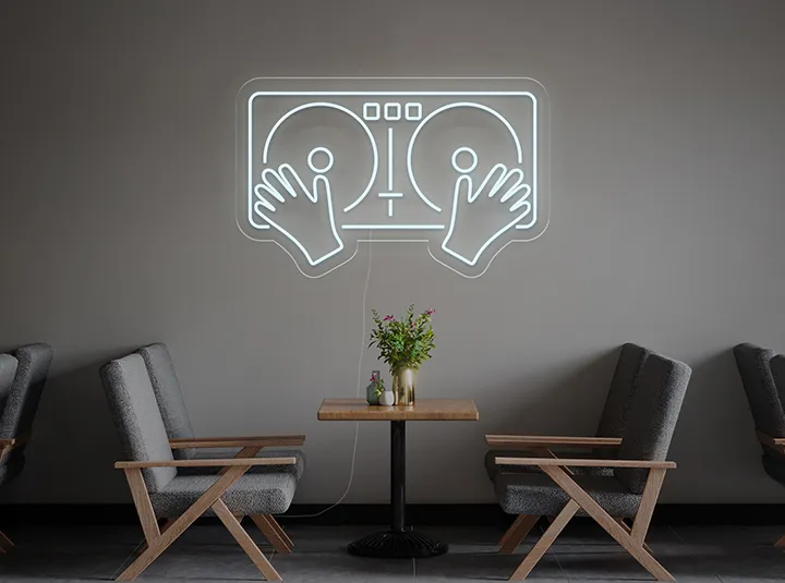 Giradischi - Insegne al neon a LED