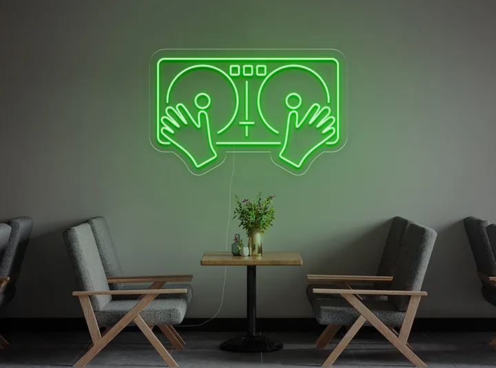 Giradischi - Insegne al neon a LED