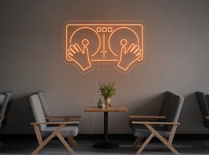 Giradischi - Insegne al neon a LED