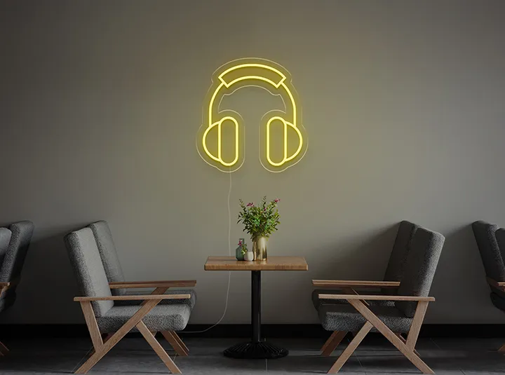 Cuffie - Insegne al neon a LED