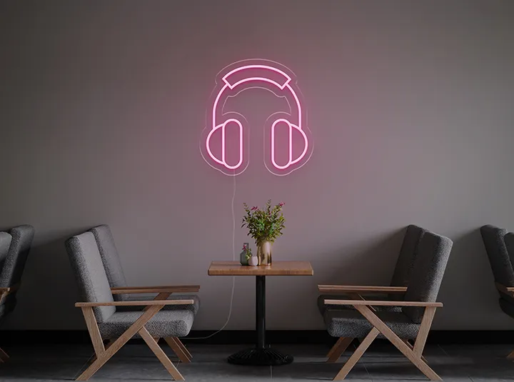 Cuffie - Insegne al neon a LED