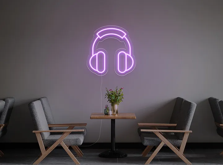Cuffie - Insegne al neon a LED