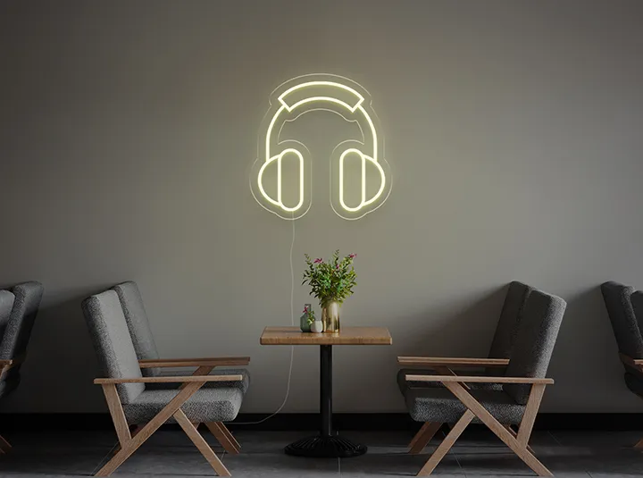 Cuffie - Insegne al neon a LED