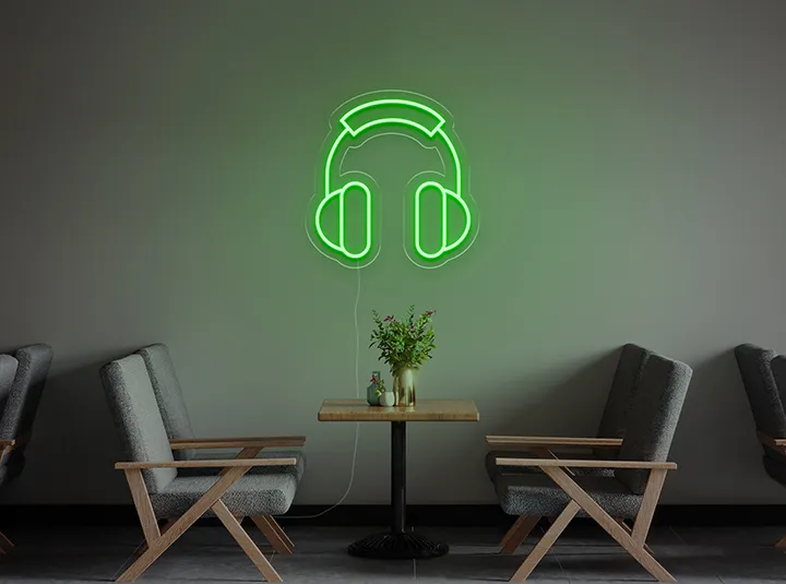 Cuffie - Insegne al neon a LED