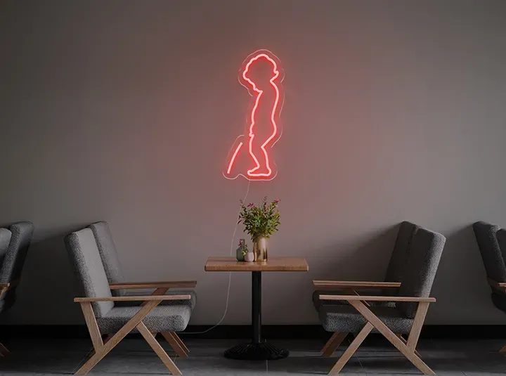 Kind - Neon LED Schild