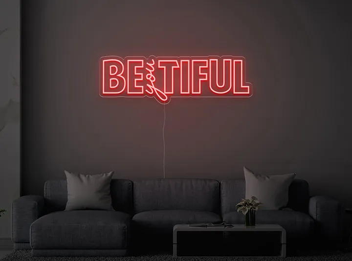 BEyouTIFUL - Insegne al neon a LED