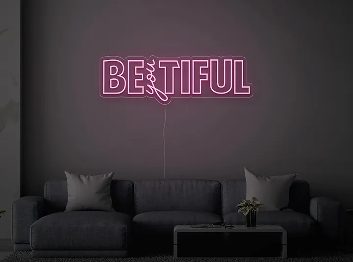 BEyouTIFUL - Insegne al neon a LED