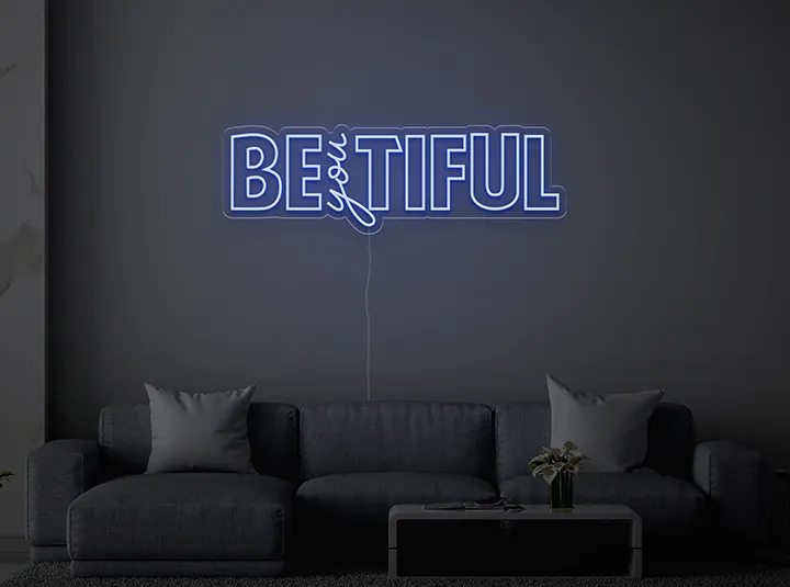 BEyouTIFUL - Insegne al neon a LED