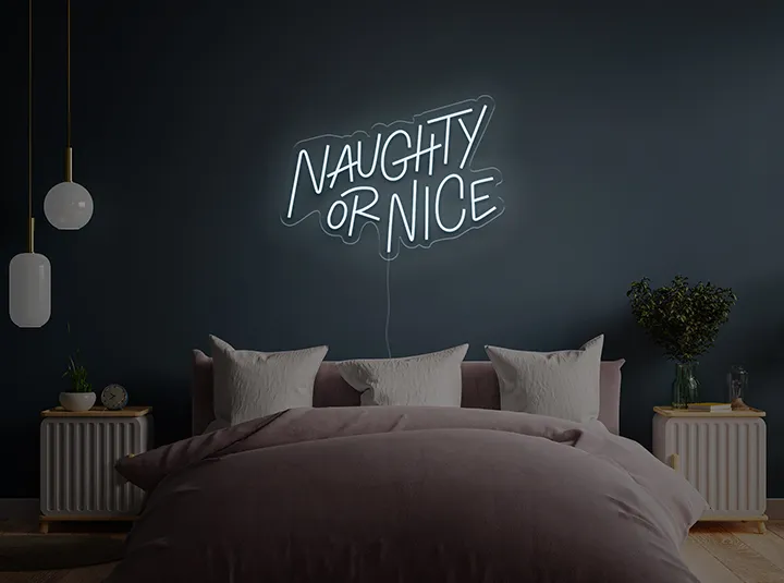 Naughty & Nice - Insegne al neon a LED