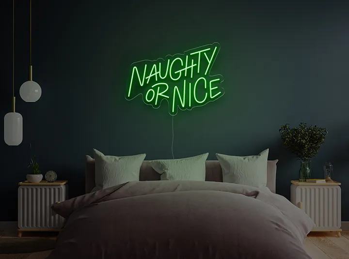 Naughty & Nice - Insegne al neon a LED