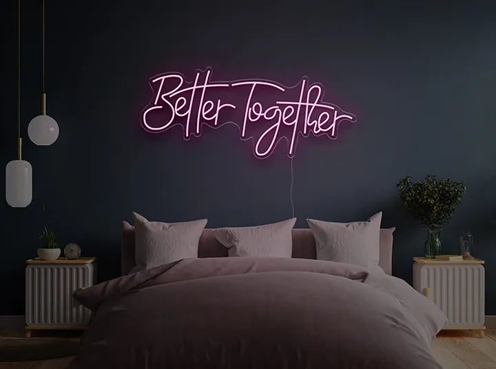 Better Together - Insegne al neon a LED