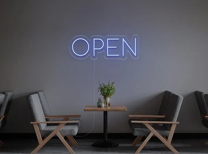 OPEN - Insegne al neon a LED
