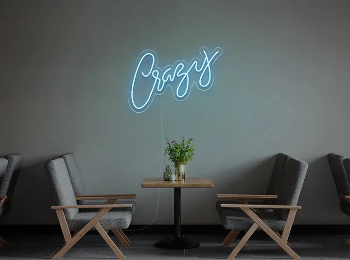 Crazy - Insegne al neon a LED