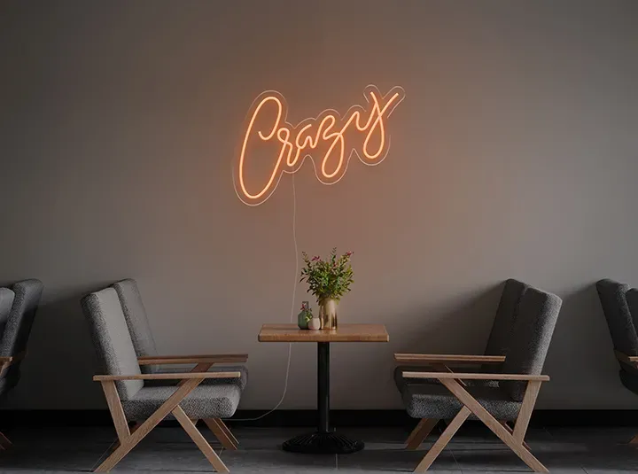 Crazy - Insegne al neon a LED