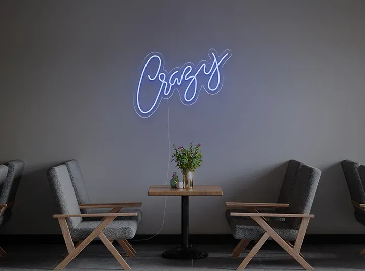 Crazy - Insegne al neon a LED