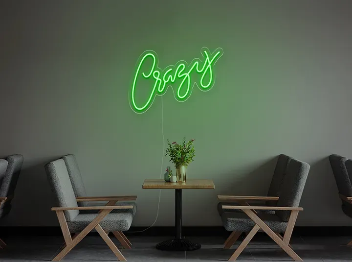 Crazy - Insegne al neon a LED
