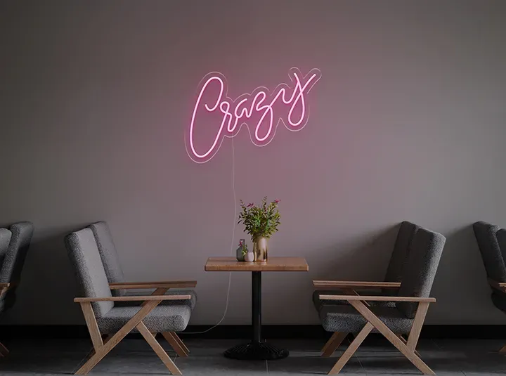 Crazy - Insegne al neon a LED
