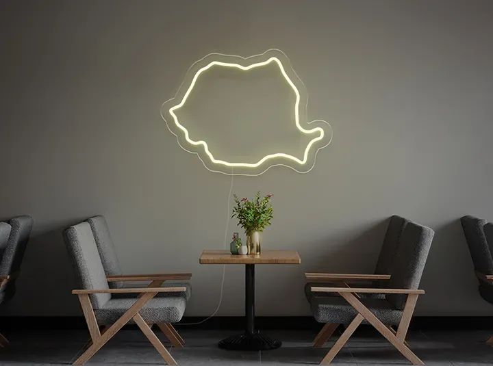 Mappa - Insegne al neon a LED