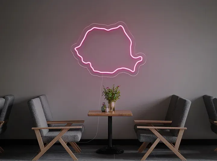 Mappa - Insegne al neon a LED