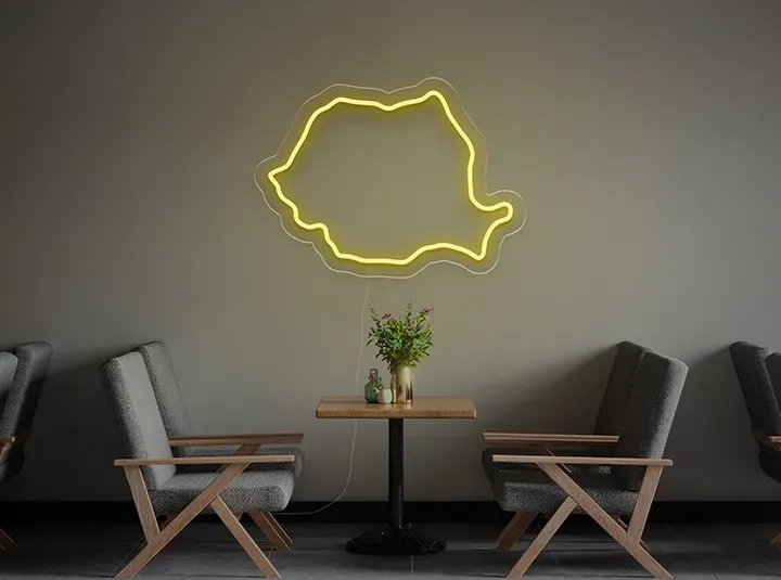 Mappa - Insegne al neon a LED