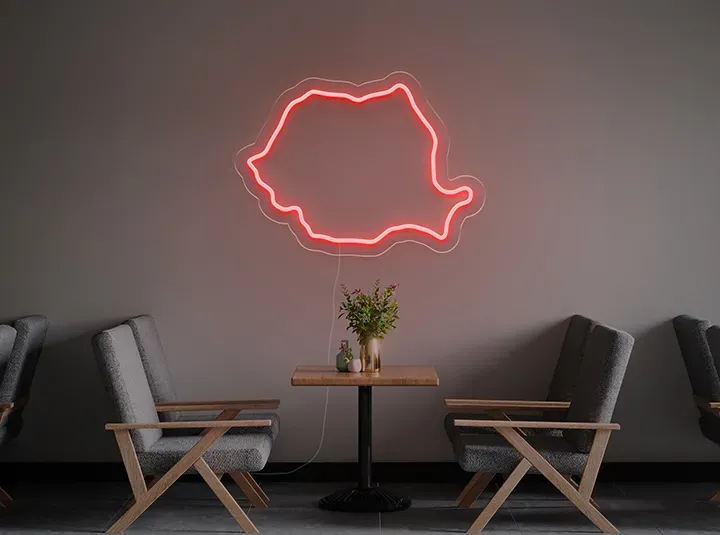Mappa - Insegne al neon a LED