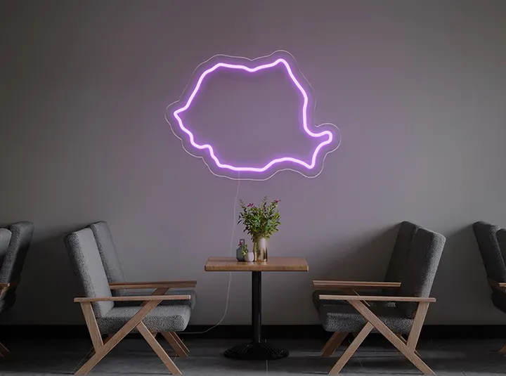 Mappa - Insegne al neon a LED