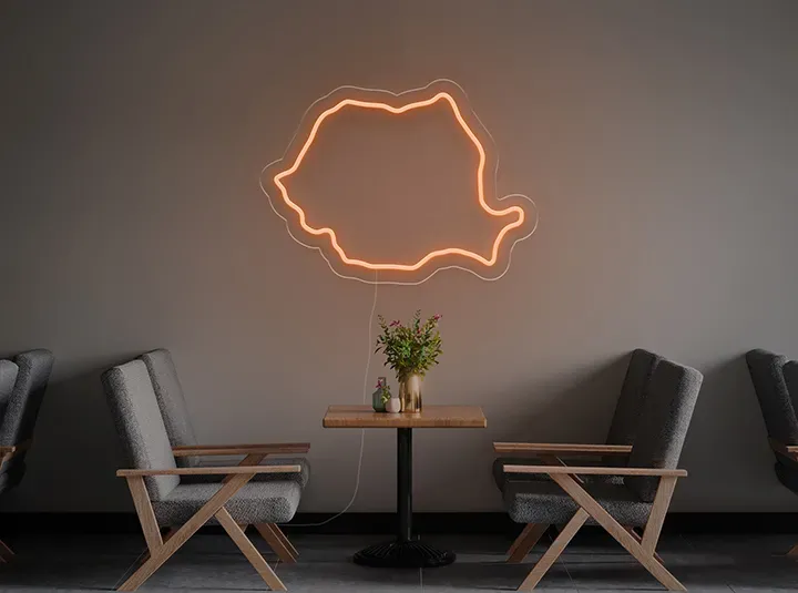 Mappa - Insegne al neon a LED