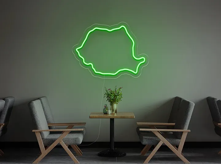 Mappa - Insegne al neon a LED