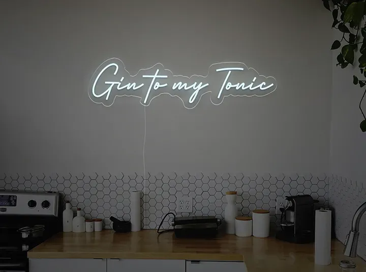 Gin to my tonic - Insegne al neon a LED