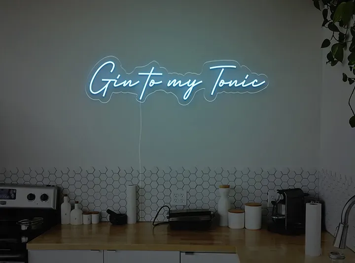 Gin to my tonic - Insegne al neon a LED