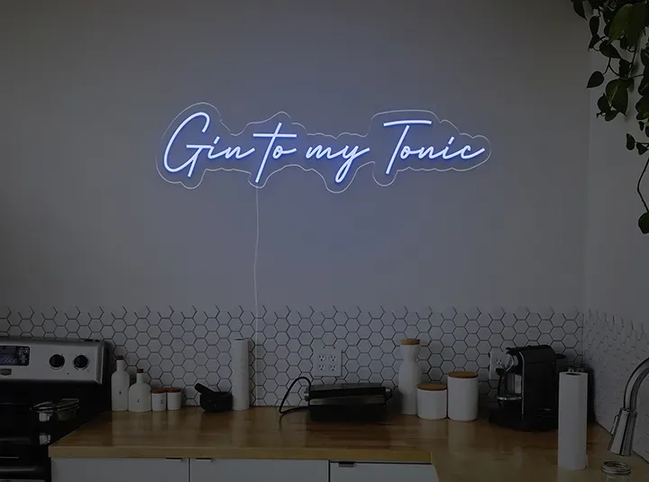 Gin to my tonic - Insegne al neon a LED