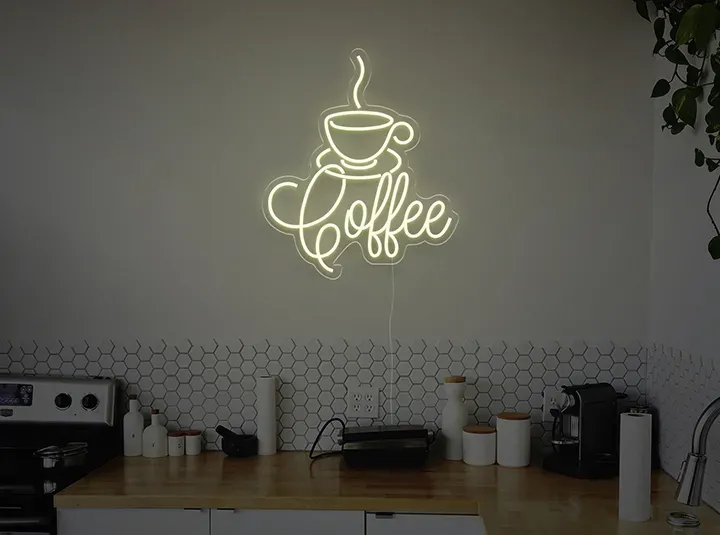 Coffee - Insegne al neon a LED