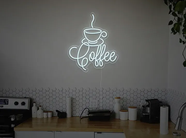 Coffee - Insegne al neon a LED