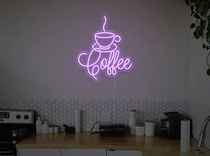 Coffee - Insegne al neon a LED