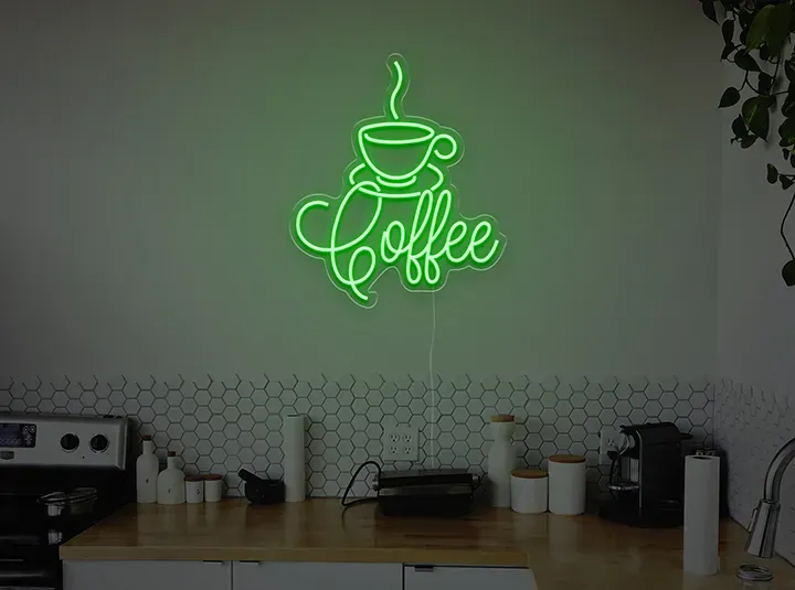 Coffee - Insegne al neon a LED