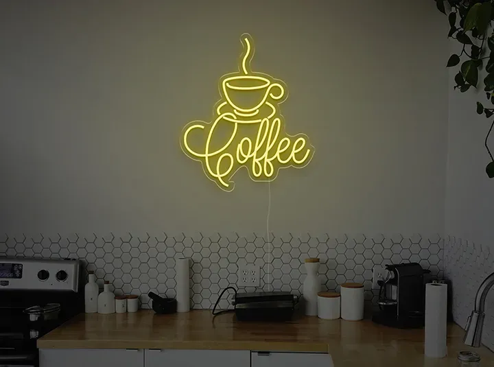 Coffee - Insegne al neon a LED
