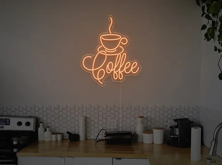 Coffee - Insegne al neon a LED