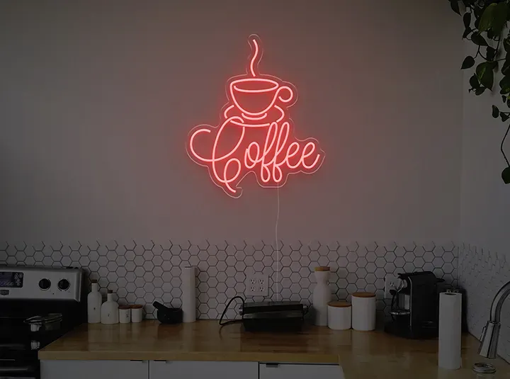 Coffee - Insegne al neon a LED