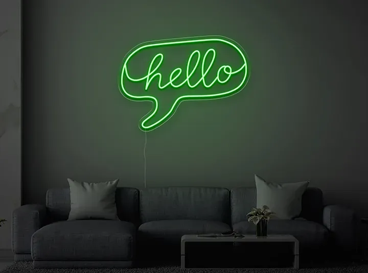 Hello - Insegne al neon a LED