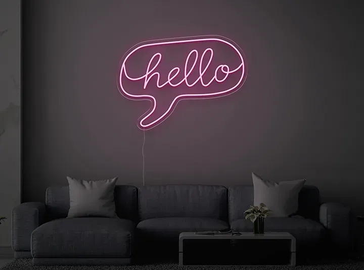 Hello - Insegne al neon a LED
