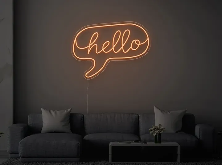 Hello - Insegne al neon a LED