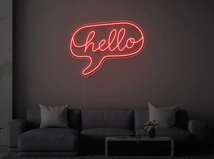 Hello - Insegne al neon a LED