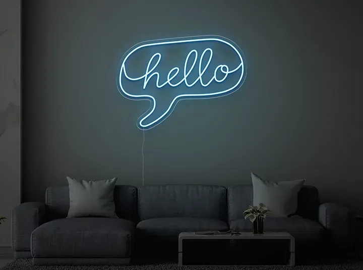 Hello - Insegne al neon a LED