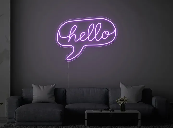 Hello - Insegne al neon a LED