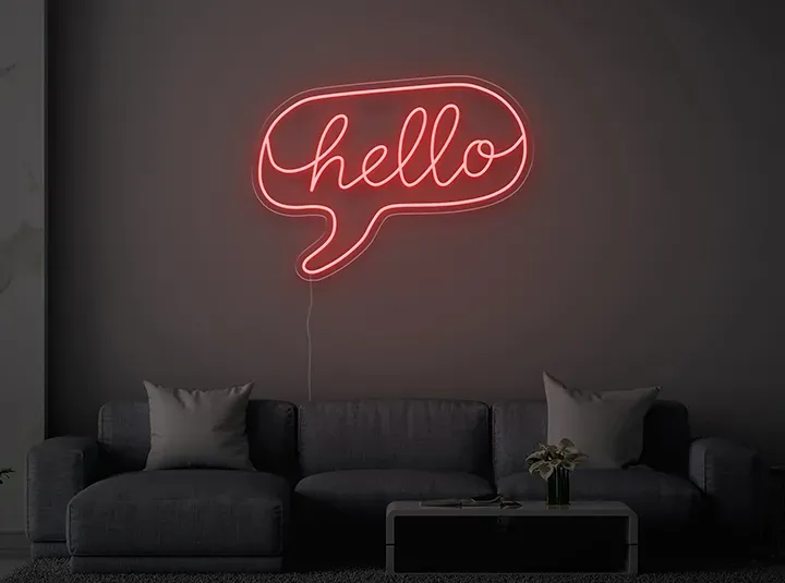 Hello - Insegne al neon a LED