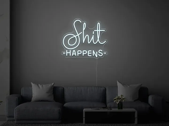 Shit Happens - Insegne al neon a LED
