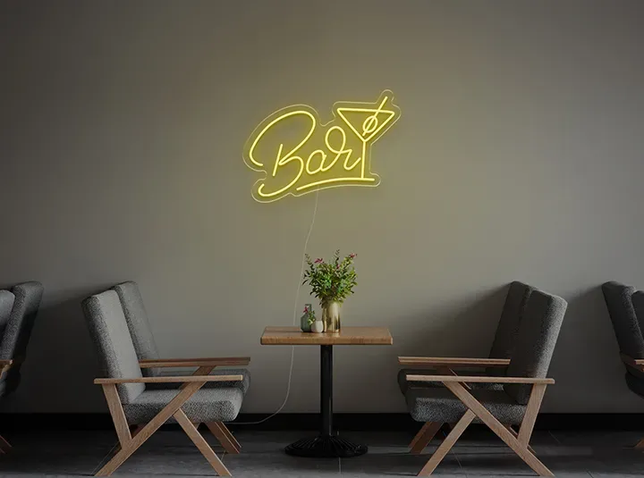 Bar Martini - Insegne al neon a LED