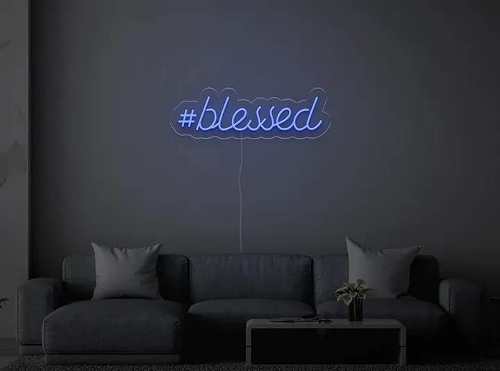 BLESSED - Insegne al neon a LED